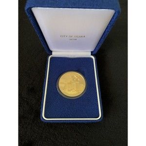 Expo '90 City of Osaka, Japan - Commemorative Medallion 1990 w/Original Case
